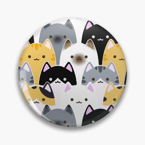 Item preview, full of cats in seamless pattern designed and sold by fayfena.