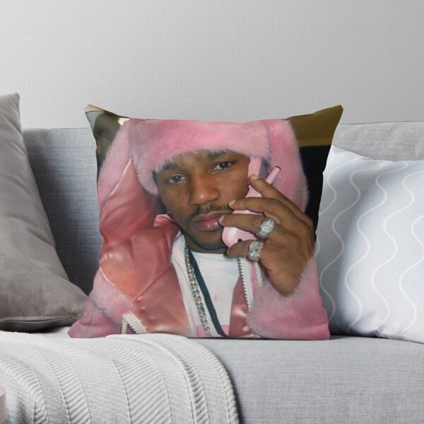 cam'ron in pink Throw Pillow