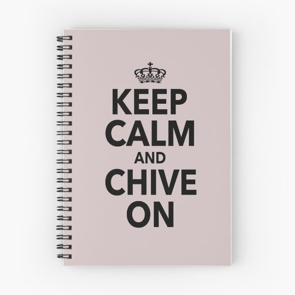 Item preview, Keep Calm And Chive On Funny Quotes designed and sold by JooArtPrints  ★★★★★.