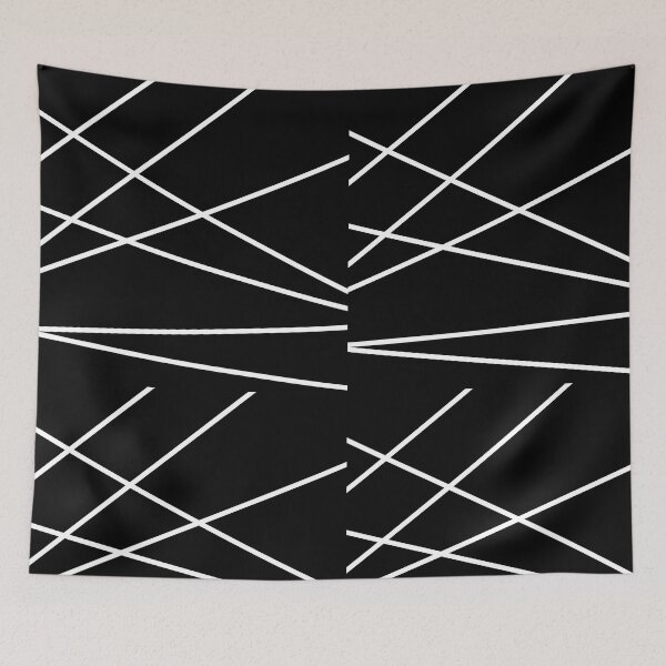 Item preview, Geometric white line Pattern designed and sold by THEDESIGNERTTY.