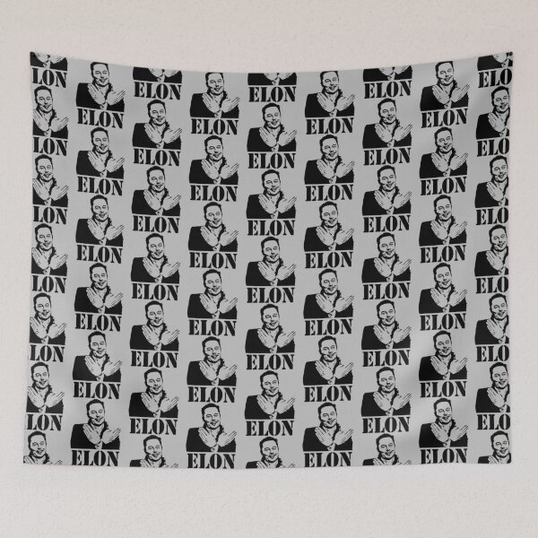 Item preview, Elon Musk Tesla Dot Art Design   designed and sold by popmosist.