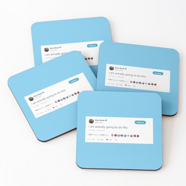Item preview, Elon Musk Tweet Twitter   designed and sold by popmosist.