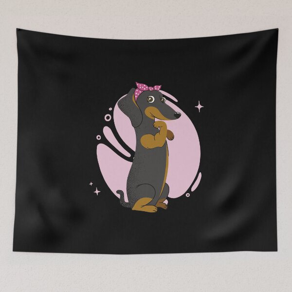 Item preview, Dachshund dog, dachshund female designed and sold by DerSenat.