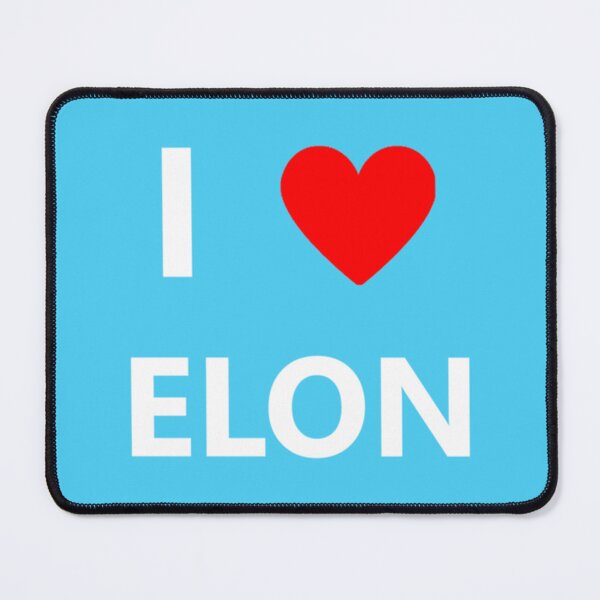 Item preview, I Heart Love Elon Musk Fan Space Gift designed and sold by popmosist.
