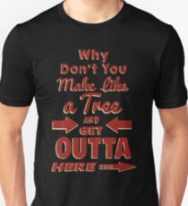 The Immortal Words of Biff Tannen Slim Fit T-Shirt