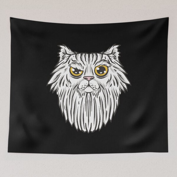 Item preview, bearded cat designed and sold by DerSenat.