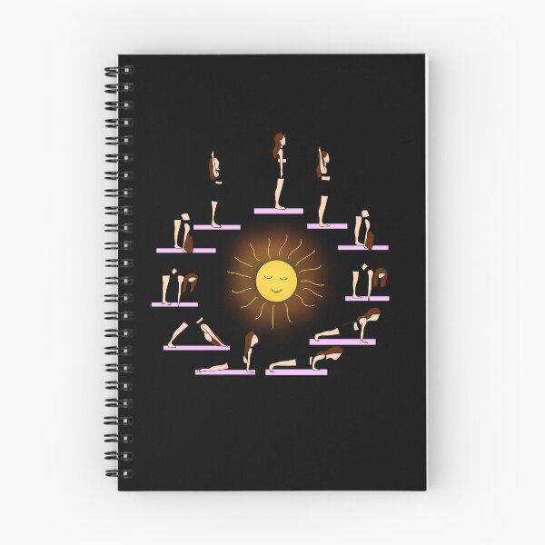 Item preview, Yoga sun salutations designed and sold by Mermaidssparkle.