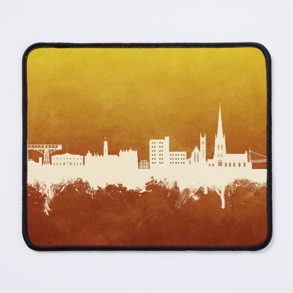 Item preview, Warrington England Skyline designed and sold by ArtPrints.