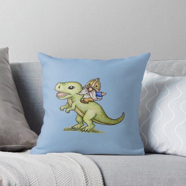 Item preview, Dinosaur Riding Gnome designed and sold by SarahCD13.