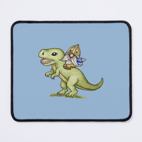Item preview, Dinosaur Riding Gnome designed and sold by SarahCD13.