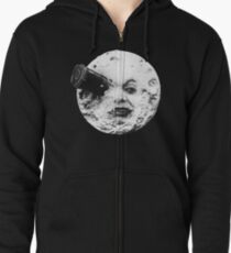 moon Zipped Hoodie