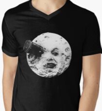 moon Men's V-Neck T-Shirt