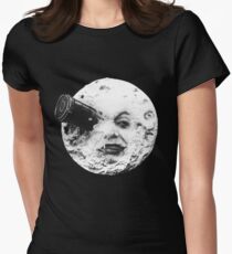 moon Women's Fitted T-Shirt