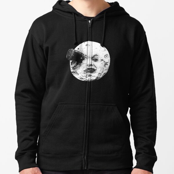 moon Zipped Hoodie