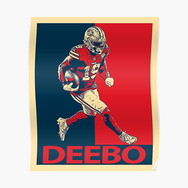 : Deebo Samuel Poster 07 Wall Art Canvas Print Poster Home  Bathroom Bedroom Office Living Room Decor Canvas Poster  Frame：24x36inch(60x90cm): Posters & Prints