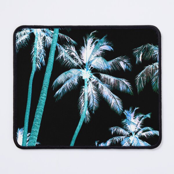 Item preview, Blue palmiers on black  designed and sold by IONcreatION.