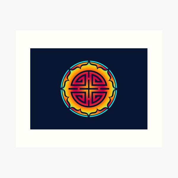Item preview, Four Blessings, Chinese, Good Luck Symbol, Lotus Flower, China designed and sold by nitty-gritty.