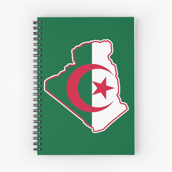 Artikelvorschau, Algerien Umriss mit Flaggeneinlage entworfen und verkauft von Cestus.