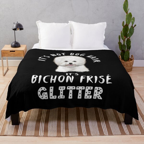 Item preview, It's not dog hair it's BICHON FRISÉ glitter funny dog quote designed and sold by theshirtinator.