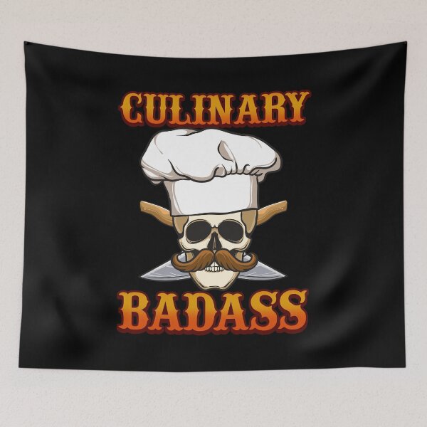 Item preview, Culinary Badass Cook Chef Cooking BBQ designed and sold by 2blackcherries.
