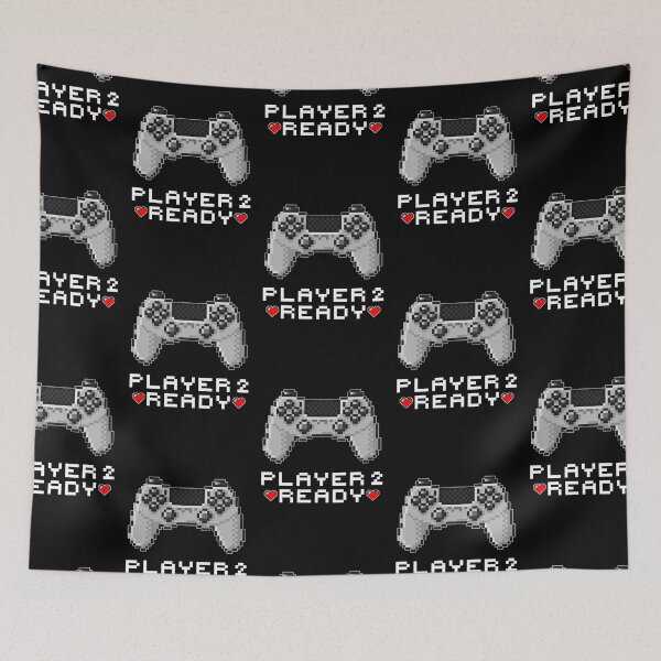Item preview, Player 2 Ready, Valentines Gaming Couples designed and sold by FNStuff.
