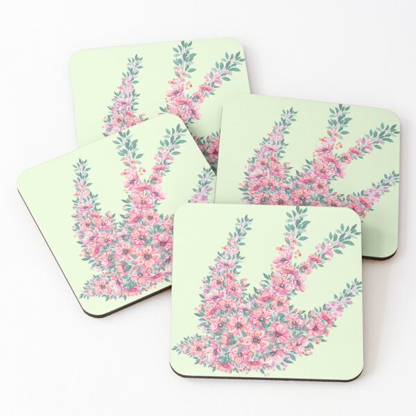 Item preview, Watercolor bird from anemone flowers, Watercolor Print designed and sold by SKhappyartist.
