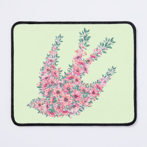 Item preview, Watercolor bird from anemone flowers, Watercolor Print designed and sold by SKhappyartist.