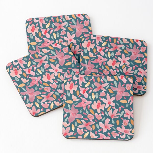 Item preview, Green Watercolour Mustard Purple Green designed and sold by Lozzie Eliza Designs.