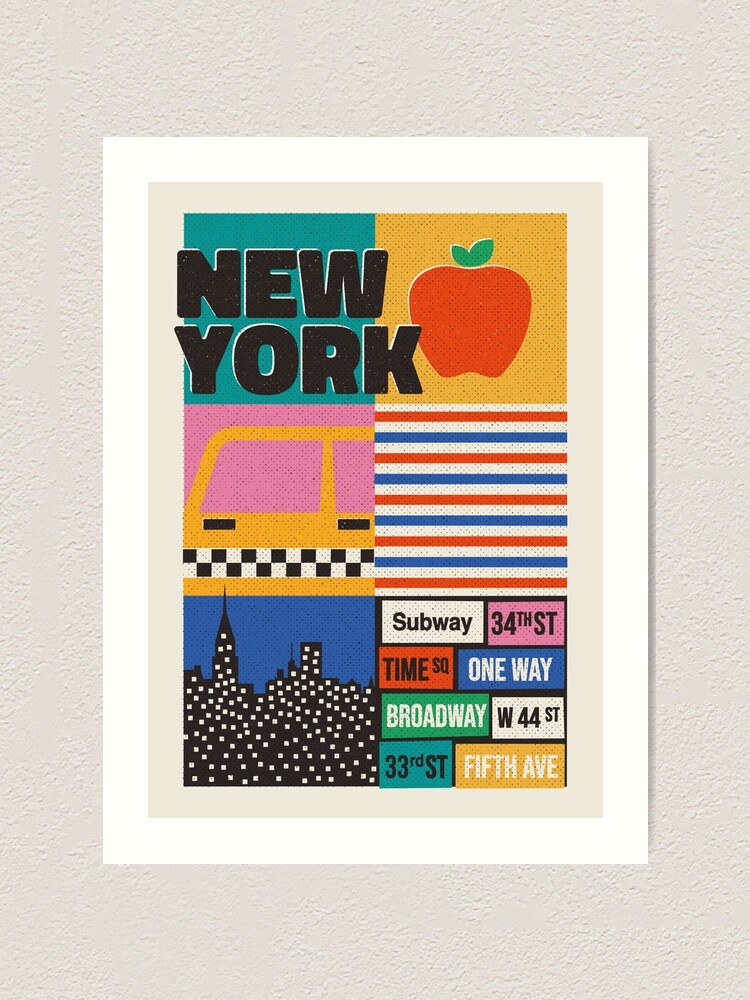 Bold Travel Poster Print