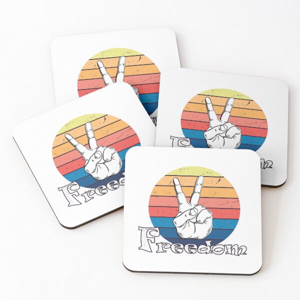 Item preview, Freedom peace retro designed and sold by Radixbarny.