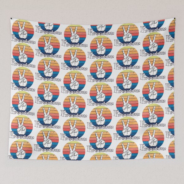 Item preview, Freedom peace retro designed and sold by Radixbarny.