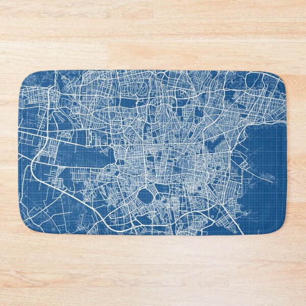 Item preview, Tehran City Map of Iran - Blueprint designed and sold by deMAP.