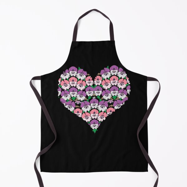 Item preview, Pansies Flowers Heart - Pansy Lover Floral Valentines Day designed and sold by r-silver.