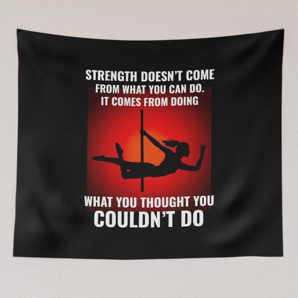 Item preview, Pole Sport Dance Dancer Acrobatics Inspirational Quote designed and sold by CuteDesigns1.