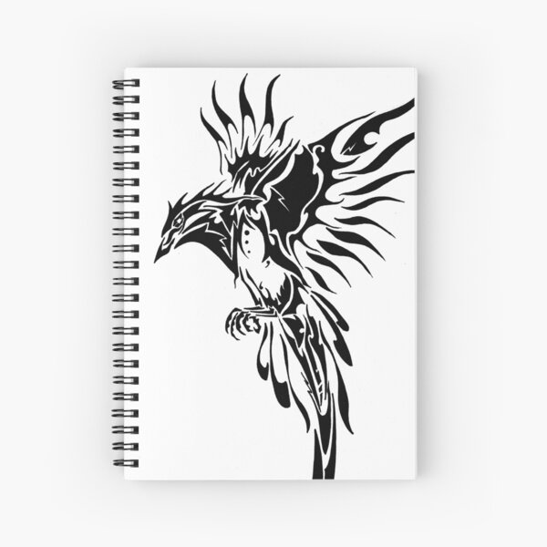 Tribal Bird Spiral Notebook