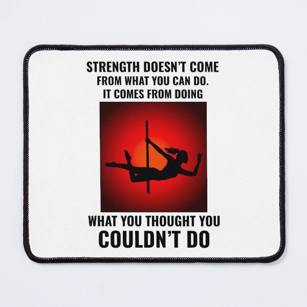 Item preview, Pole Sport Dance Dancer Acrobatics Inspirational Quote designed and sold by CuteDesigns1.