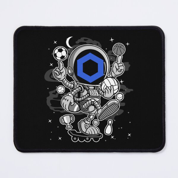 Item preview, Astronaut Skate Valentine Chainlink LINK Coin Crypto Token Trading Blockchain Wallet designed and sold by EarlineCormier.