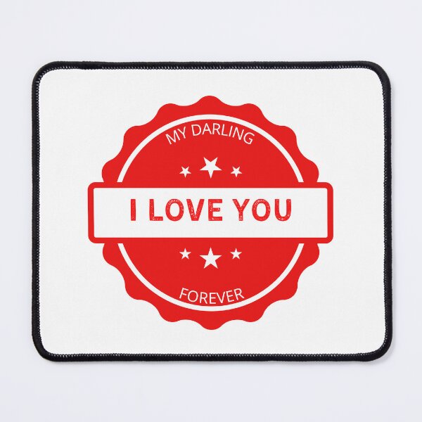 Item preview, I LOVE YOU, forever, stamp,  designed and sold by LuFilu.