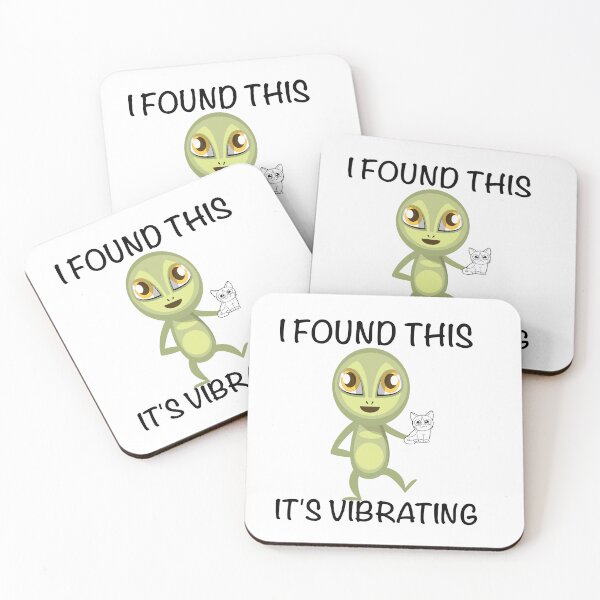 Item preview, I Found This It’s Vibrating Funny Aliens Cats designed and sold by Desinger12.