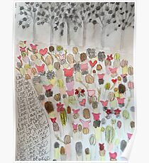 Women's March Together in Love Poster