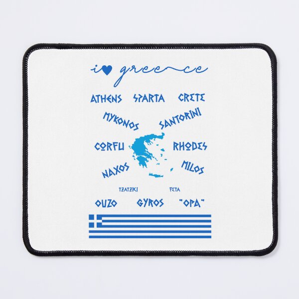 Item preview, I love Greece and funny words edition. designed and sold by angelisart.
