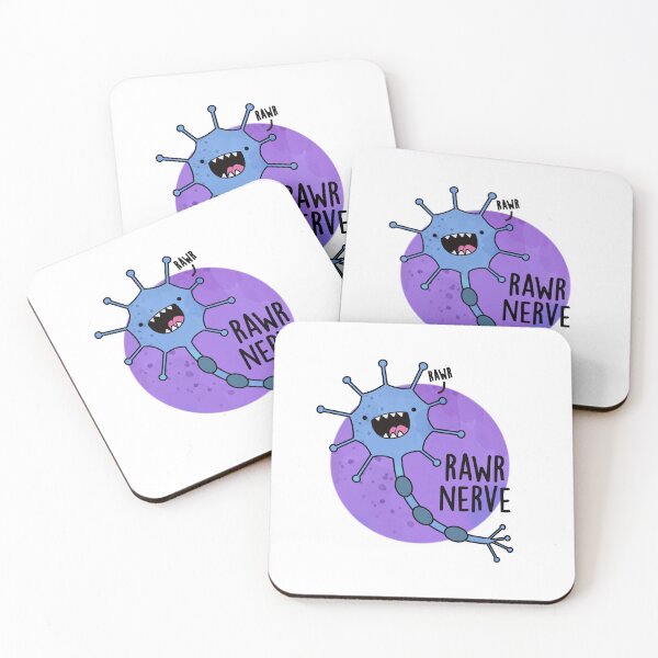Item preview, Rawr Nerve Neuron Funny Nerve Puns  designed and sold by punnybone.