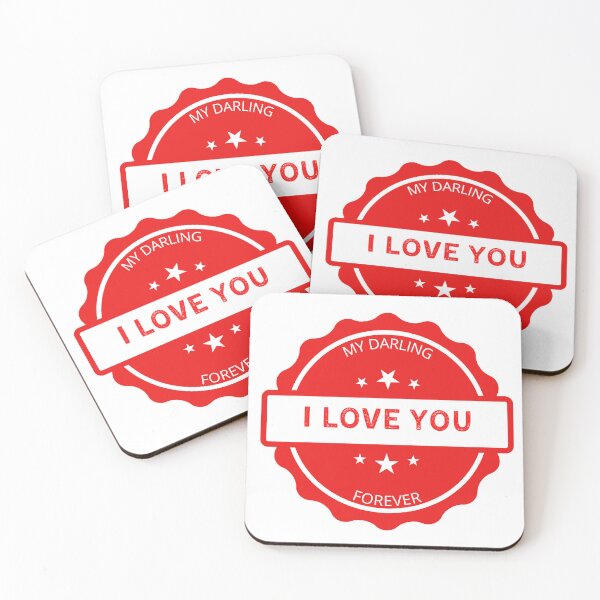 Item preview, I LOVE YOU, forever, stamp,  designed and sold by LuFilu.
