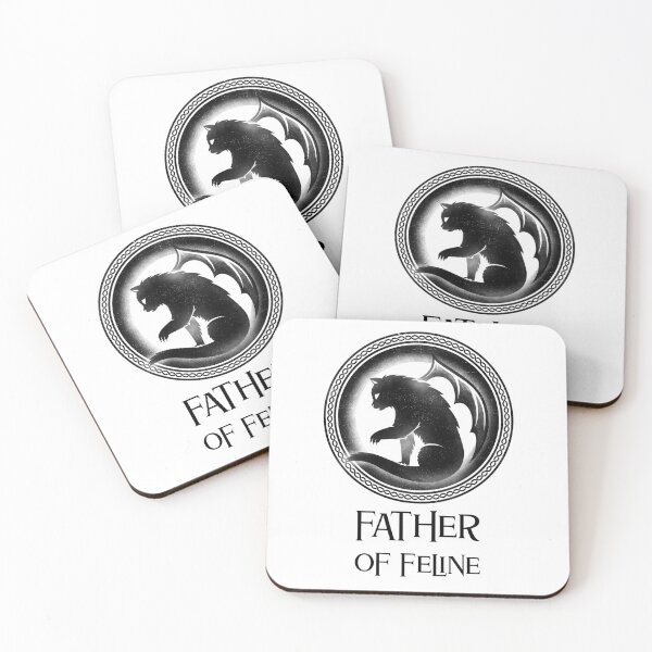 Item preview, Father of Feline (black print) designed and sold by MindBlownWill.