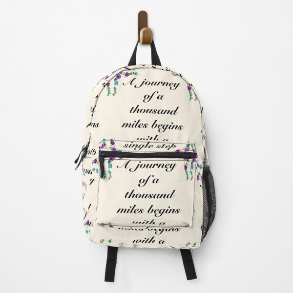 Item preview, Inspirational motivational affirmation - A journey of a thousand miles designed and sold by Artonmytee.