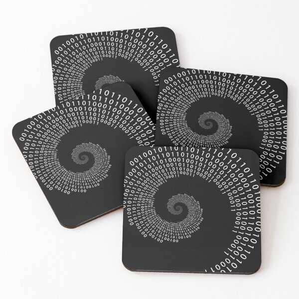 Item preview, Binary fibonacci sequence spiral. designed and sold by angelisart.