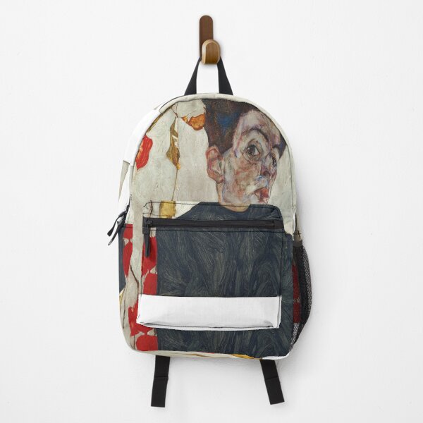 Item preview, Egon Schiele Self Portrait with Chinese Lantern Plant 1912 designed and sold by Vitage-Art45.
