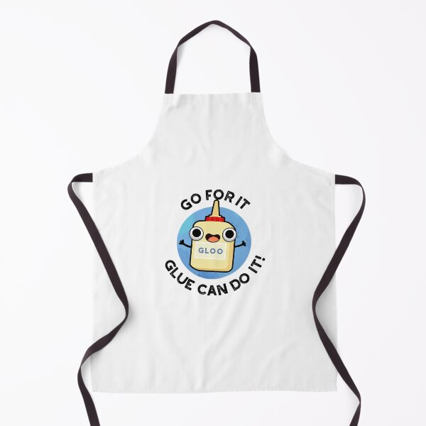 Item preview, Go For It Glue Can Do It Funny Glue Puns  designed and sold by punnybone.