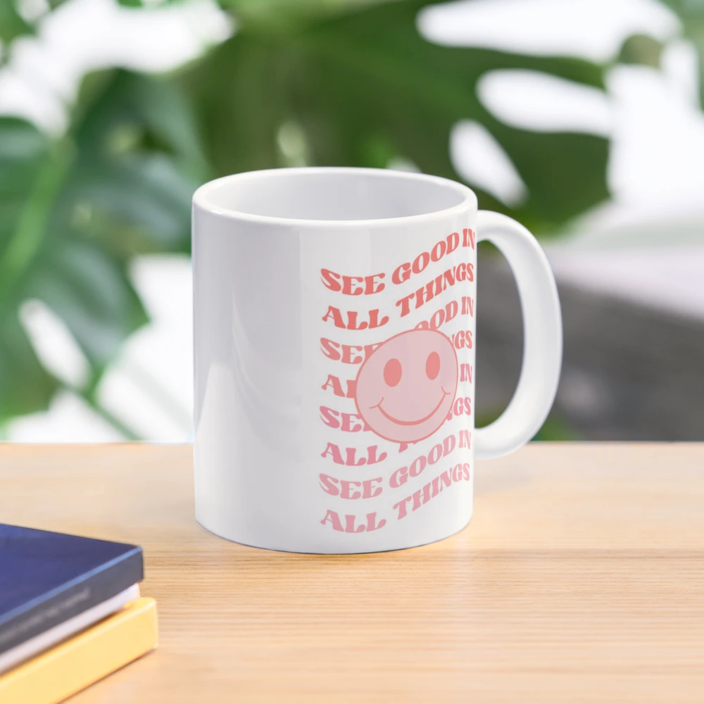 Preppy Bubble Mug  Aesthetic Room Accessories