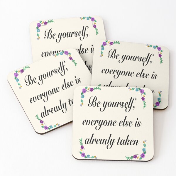 Item preview, Inspirational motivational affirmation quote  - Be yourself designed and sold by Artonmytee.
